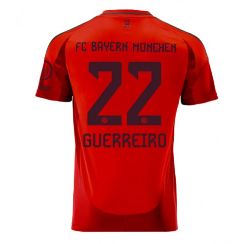 Fotballdrakt Herre Bayern Munich Raphael Guerreiro #22 Hjemmedrakt 2024-25 Kortermet